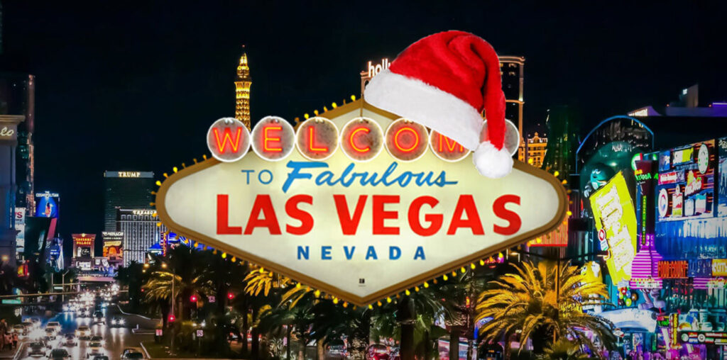 Las Vegas Santa Hat